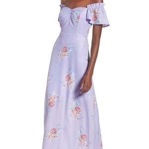 Off the shoulder maxi dress